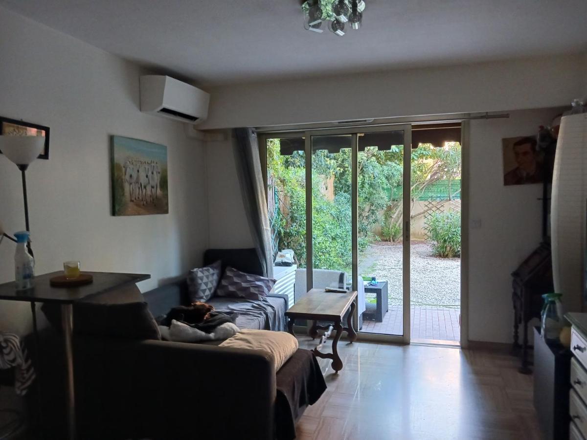 Rez-De-Jardin Grand Studio Appartement Cros-de-Cagnes Buitenkant foto