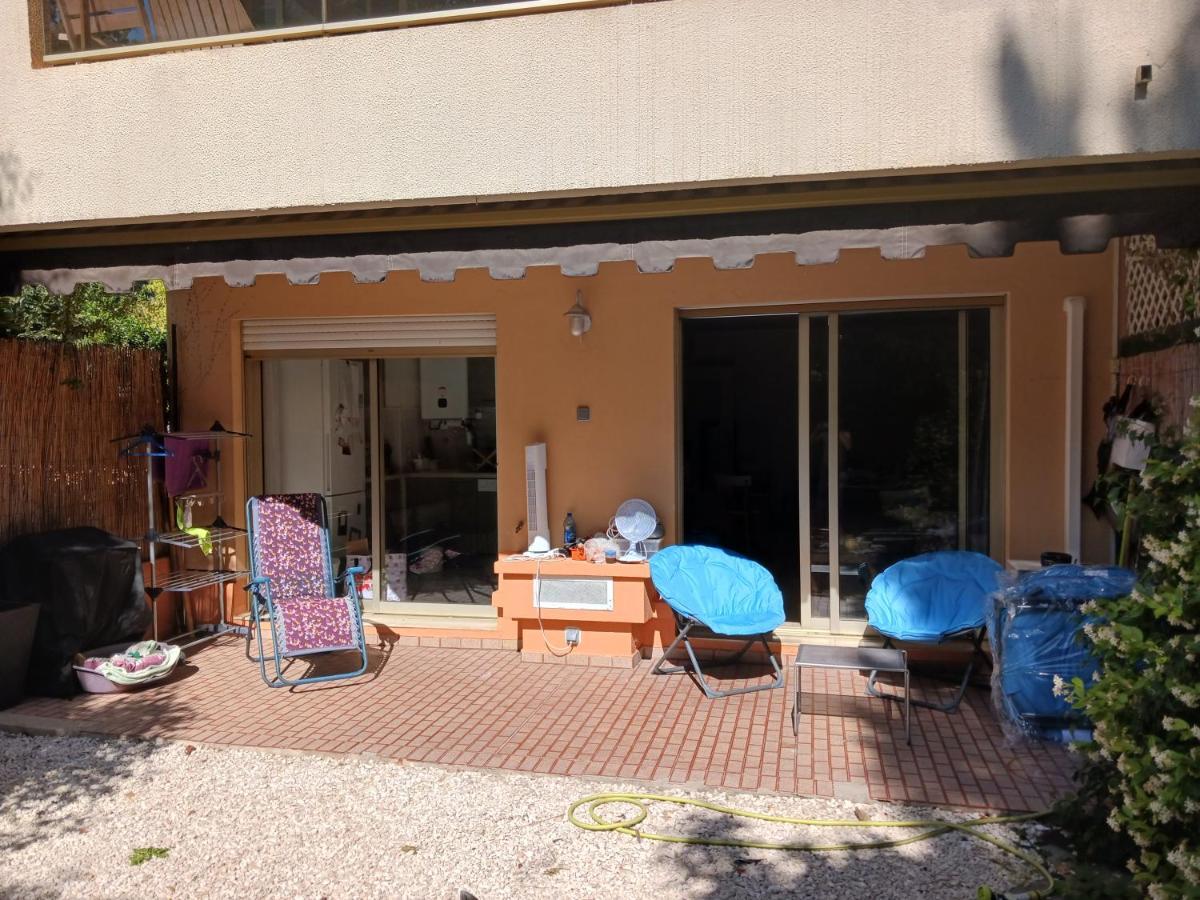 Rez-De-Jardin Grand Studio Appartement Cros-de-Cagnes Buitenkant foto